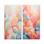 Coral Reef Barrier Expression - ensemble de 2 impressions de corail sous l'eau-715140136