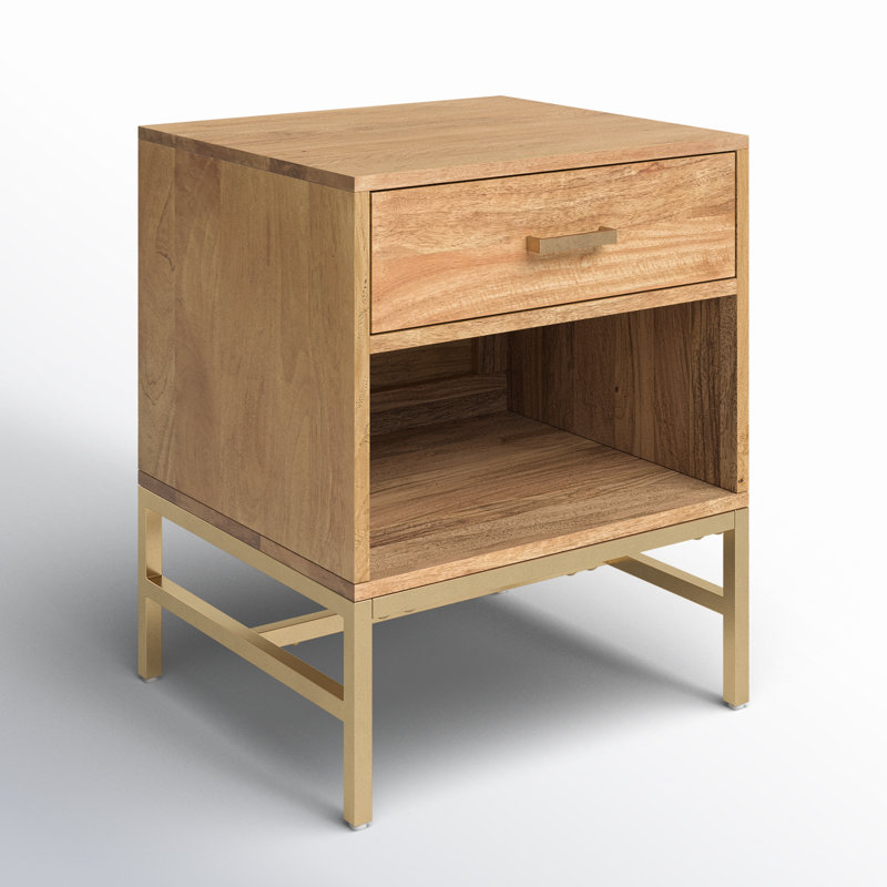 Table de chevet 18 po Belloma Ivywood, Naturel