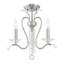 Lustre classique / traditionnel à 3 lumières de style bougie avec détails en cristal Almirah-19294874