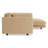 Sunday Upholstered L-Shaped Sectional-31790011-31904569