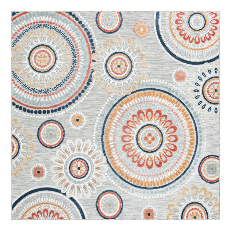 Tapis spiralé Firman, Carré 8 pi 2 po