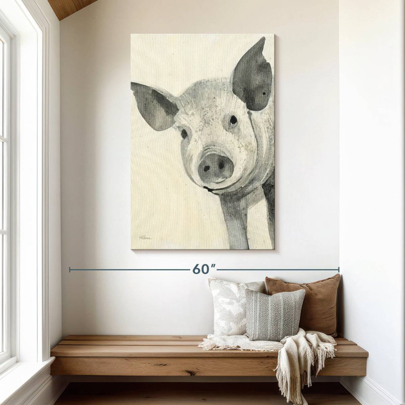 Brampt Oink, 48" H x 32" W
