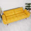 Canapé futon 75,4 "convertible en lin moderne, canapé-lit confortable-2090922891