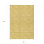Tapis intérieur lavable antidérapant doré 3 pi x 5 pi