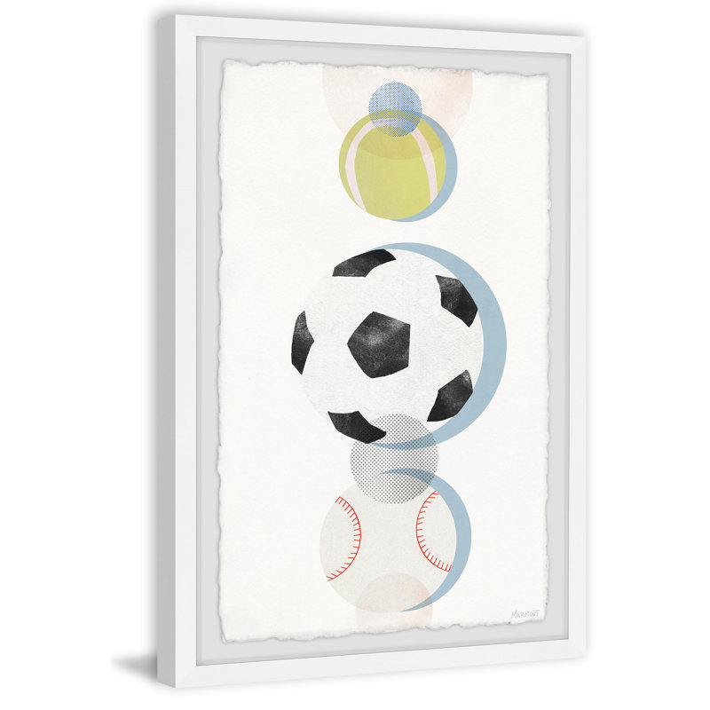 «Bruford Coloured Balls», reproduction encadrée, H 36 po x l 24 po x 1,5 po