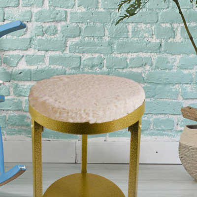 Vanity Indoor Stool Cushion by World Menagerie