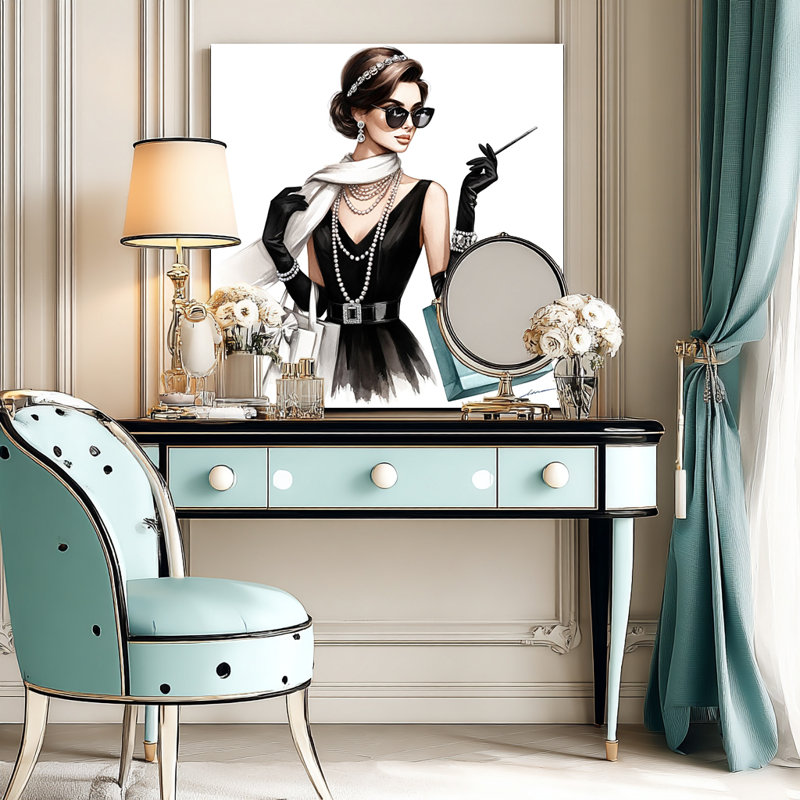 Art mural sur toile sophistiqué Glam: Tiffany-Inspired Fashion, H 30 po x l 30 po x P 1,5 po