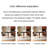 Round solid wood rock slab dining table-893390490