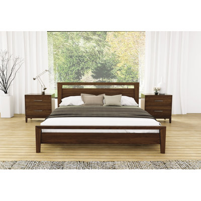 Mansfield Solid Wood Platform Bed