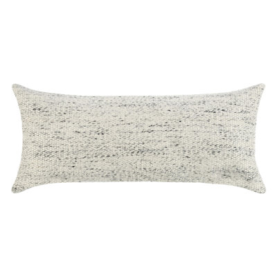 Coussin décoratif en tissu recyclé 26 po Stella, ivoire