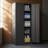 72"h Metal Garage Storage Cabinet, Black Tool Steel Locking Cabinet With Doors And 4 Shelves, Tall Cabinets For Garage Storage Systems Lockable File Cabinet For Home Office, Classroom/pantry