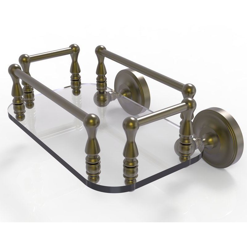 Alcott Soap Dish, Antique Brass