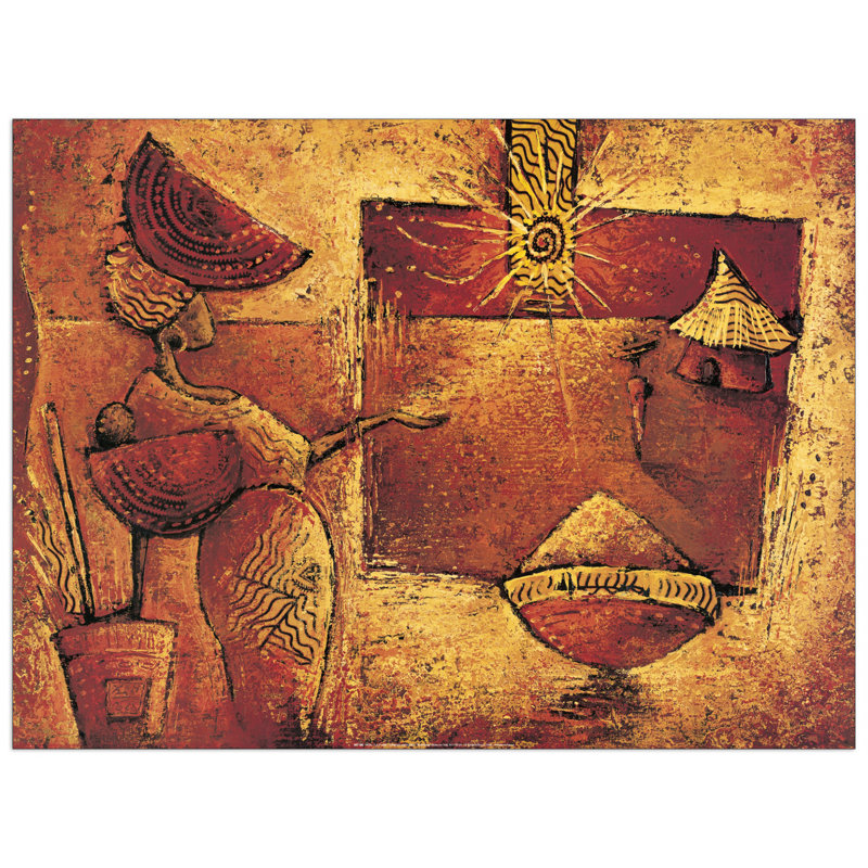 La 5eme Case by Vital - Single Picture Frame Print on MDF