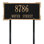 Roanoke 2-Line Lawn Address Sign