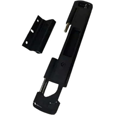 Double Bolt Lock - Sliding Patio Door Locks | Child Proof Sliding Door Lock with Anti Lift Security Lock - Sliding Door Security Fits Most Doors | Lock Replacement for Sliding Door Repair (Black)