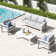 Alturas Standalone Product 73" Wide Outdoor Reversible Patio Sofa with Cushions