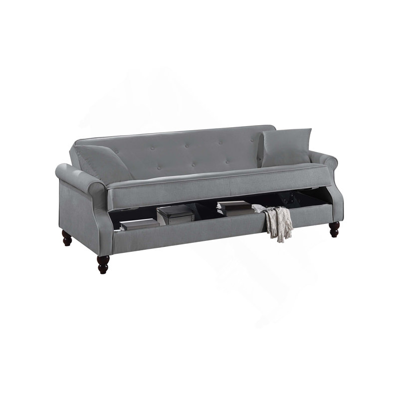 Canapé de rangement réglable, Gris