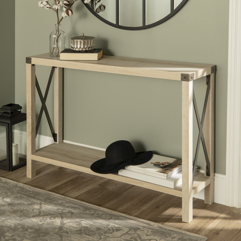 Bella Console Table, White Oak