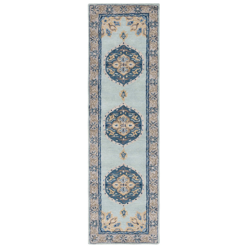 Rafael Hand Tufted Wool Oriental Rug, Runner 2'3" x 12'