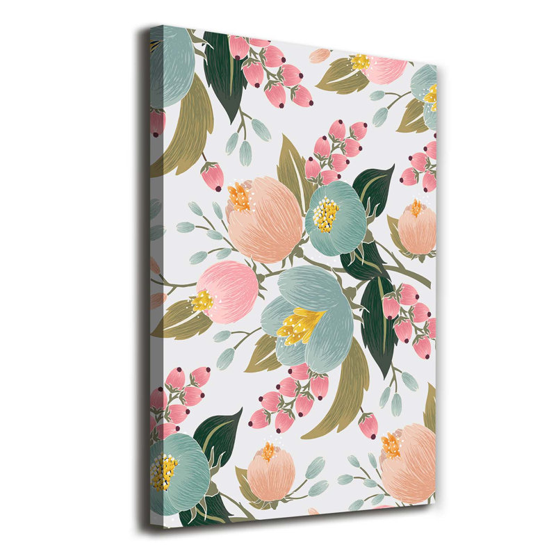 Spring Flowers - Wrapped Canvas Print