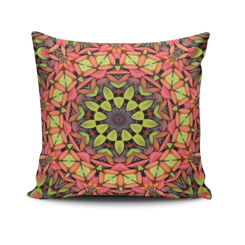 Decorative Cushion Cover, 17 x 17 Inches, 50% Cotton / 50% Polyester | Machine Washable at 104°F, Ironable, Concealed Zip Closure | Perfect for Living Room, Bedroom, and Stylish Home Décor