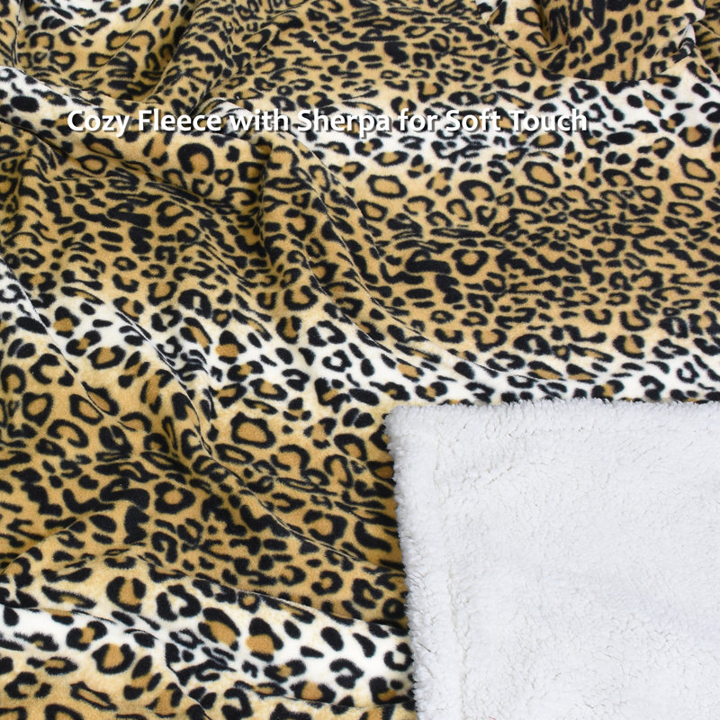 Couverture Sherpa, Guépard, Imprimé animal