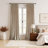 Luxury Velvet Blackout Thermal-Insulated Curtains. Room Darkening 75%-95% Rod Pocket Back Tab Drapes for Living room Bedroom (set of 2)-2119318724-2119318723