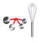 Ensemble de cuisson en acier inoxydable 7 pièces BergHOFF Essentials: ensemble de fouets 3 pièces et ensemble de tasses à mesurer 4 pièces