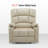 Megham Wide Lay Flat Dual Motor Power Recliner Lift Chair with Massage and Heat, Faux Leather-2144105571
