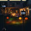 Ensemble de 2 autocollants de 40 po rétro à énergie solaire, lampadaire solaire pour allée de jardin pelouse Halloween