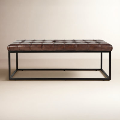 Pearson Genuine Leather Bedroom Bench