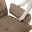 Canapé modulaire en chenille 3 places 107 po Geneveve avec coussin en mousse compressée pour le salon-445724672-445724896