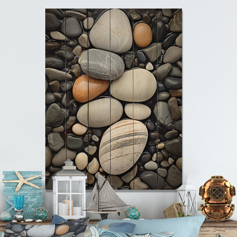 «Beach Photo Harmonious Balance IV» sur impression sur bois, H 40 po x l 30 po x P 0,78 po