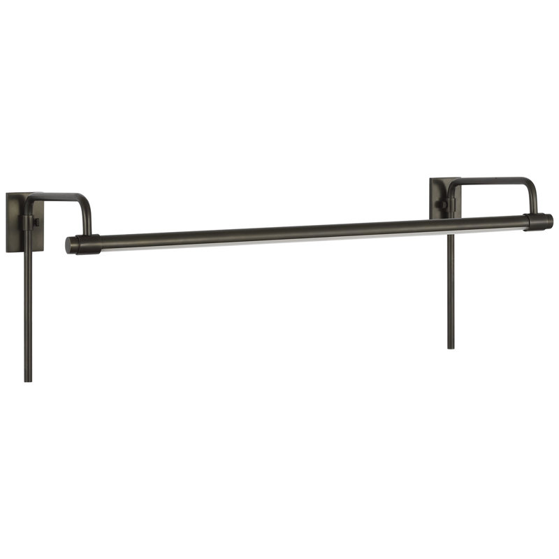Thomas O'Brien Kidd 18" Frame Mount Picture Light, 8.75" H x 24" W x 8.75" D, Bronze, 15 W