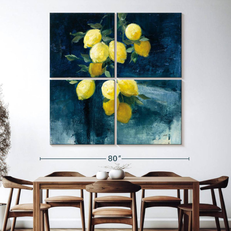 Yarlin Lemon Grove I, 74" H x 74" W