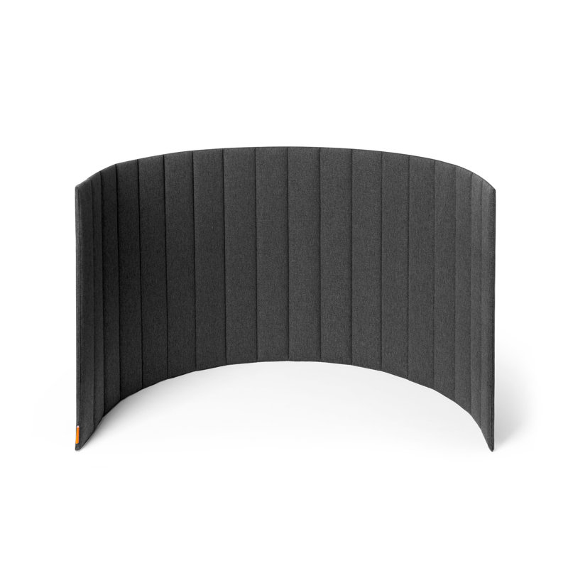 Paravent portable, gris foncé