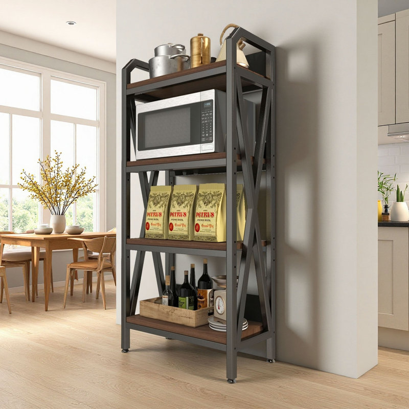 Tablettes de rangement à 4 niveaux 56,30 po Bakers Rack