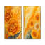 Carnation Flowers on Geode River I - Floral, décoration murale, art floral traditionnel 2 pièces-2100629178-2100629179