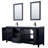 Daria 80 " W Freestanding Standard Free Standing 2 Double Vanity Bathroom Vanity With Marble Top with Mirror-97901673-97901669-97901676