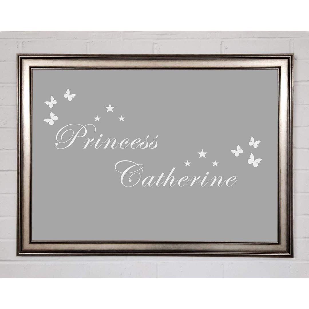 Gerahmtes Leinwandbild Your Own Name Princess