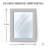 Mosaic Wall Rustic Accent Mirror-97765852