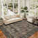 Washable Rug for Living Room Vintage Floral Farmhouse Indoor Non Slip Large Carpet for Bedroom