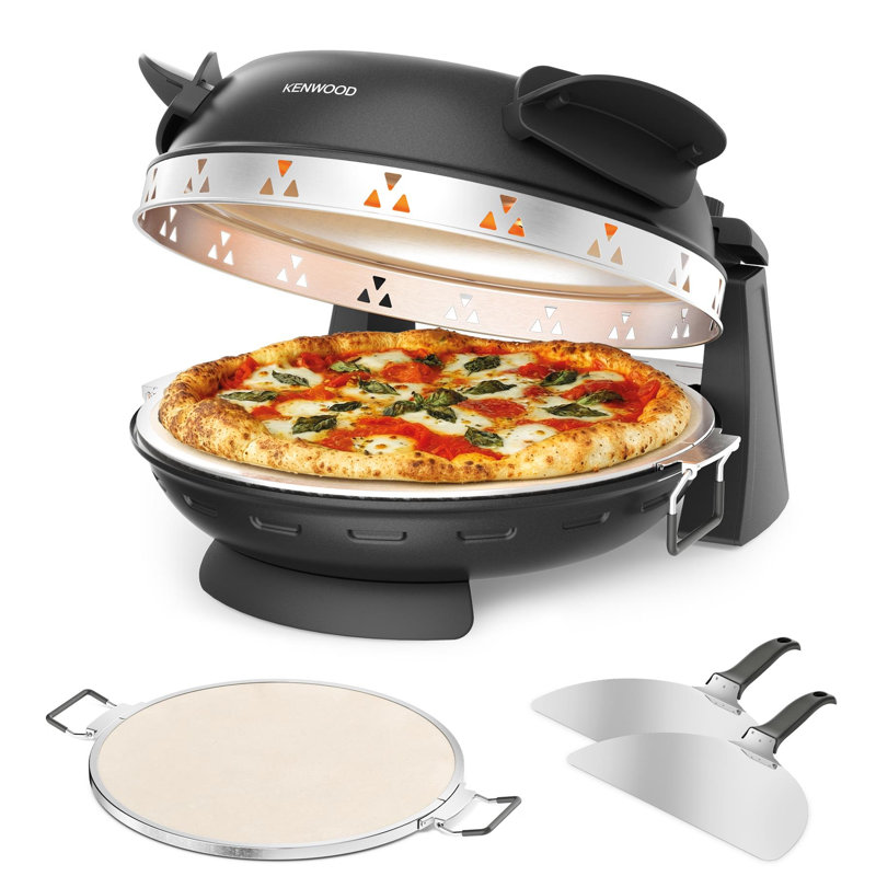 My Pizzeria Countertop Pizza Oven, Black
