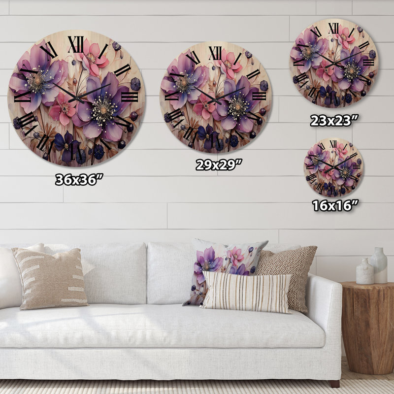 Horloge murale Rosalin, Grand