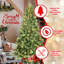 Pre-Lit Christmas Tree with UL Warm White Lights, Featuring Hinged Branches, Sturdy Metal Stand, and Realistic Full Look for Festive Decor-1556675355