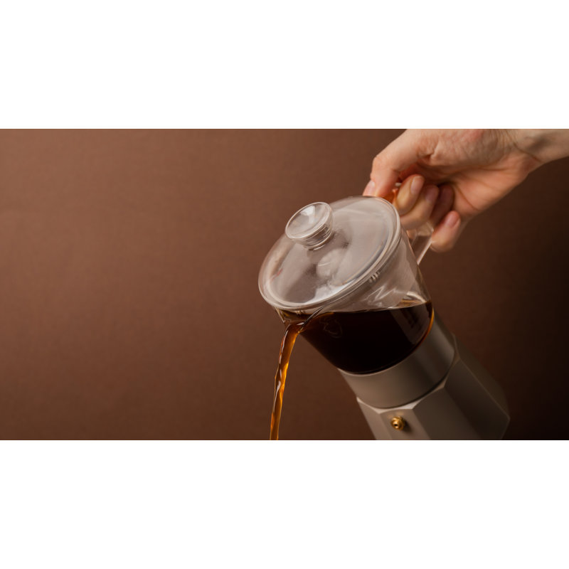 La Cafetière Glass Espresso Maker, Latte