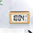 Bedroom Wooden Digital Alarm Clock Battery Powered With Smart Sensor Night Light, Temperature Detection, Snooze Function