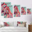 Œil de tigre rose, coup de peinture - peinture-486154602-532440434-532440441