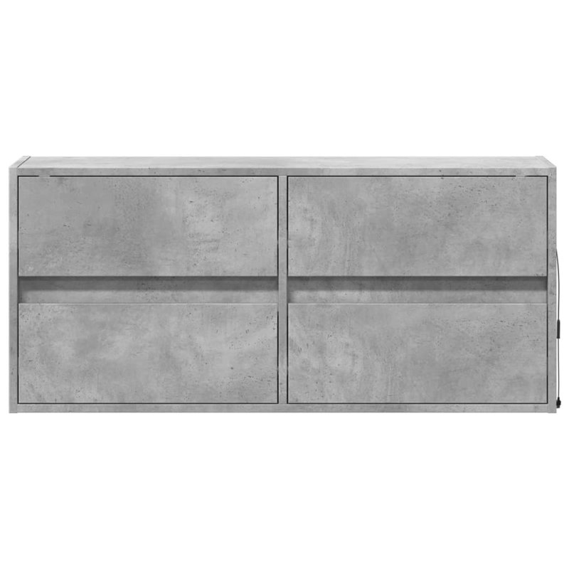 Yes_No_No_Yes_No TV Stand, Concrete Grey, 100cm
