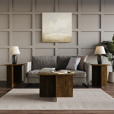 Joliet 3 Piece Coffee Table Set by Ebern Designs